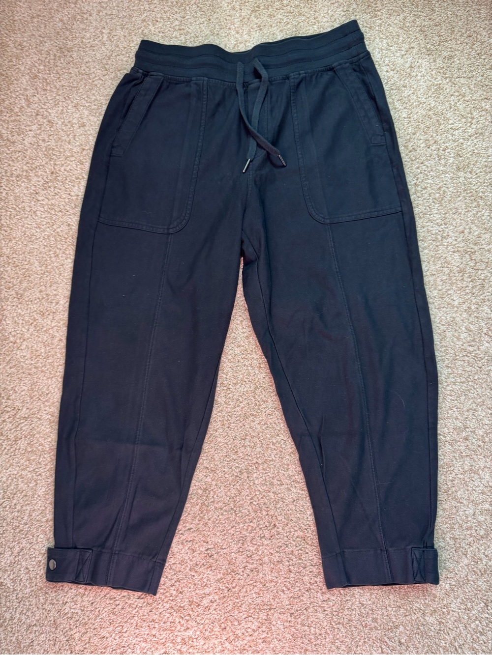 Athleta Black Tapered Jogger Pants
